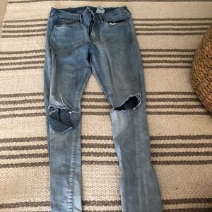 H&M men’s ripped skinny jeans